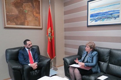 Среща на посланик Плугчиева с Павел Радулович, Министър на устойчивото развитие, околна среда и туризъм
